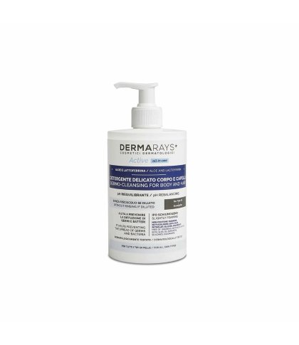 DERMARAYS ACTIVE ALL-IN-ONE DETERGENTE CORPO CAPELLI 500ML