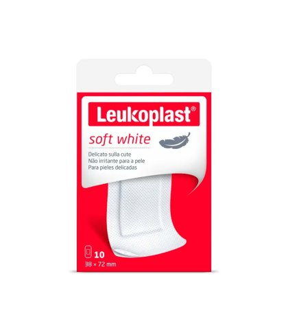 LEUKOPLAST SOFT WHITE 72X38 10P