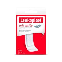 LEUKOPLAST SOFT WHITE 72X19 20P