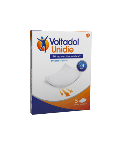 VOLTADOL UNIDIE*5CEROTTI MEDICATI 140MG