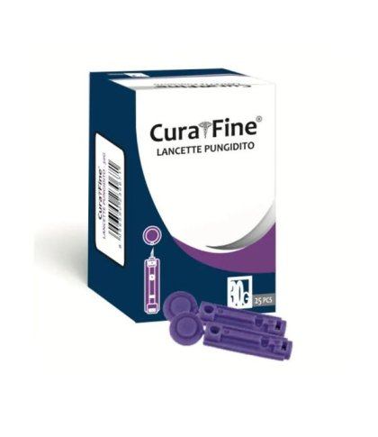 CURAFINE LANCETTE PUNGIDITO 25PZ