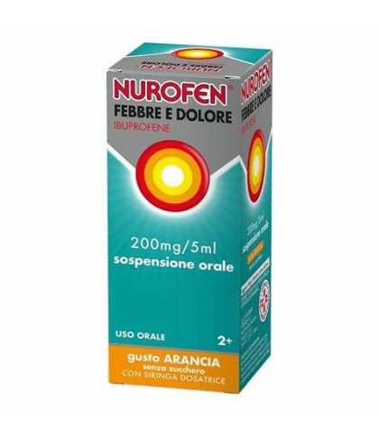 NUROFEN FEBBRE E DOLORE 200MG/5ML ARANCIA