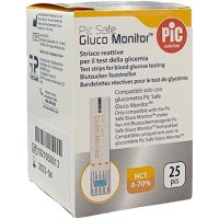 PIC STRISCE GLUCO MONITOR 25 PEZZI