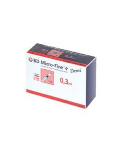 SIR INS BD DEMI 0,3ML G30 8MM