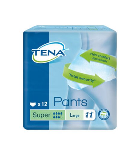 TENA PANTS SUPER L NEW 12PZ