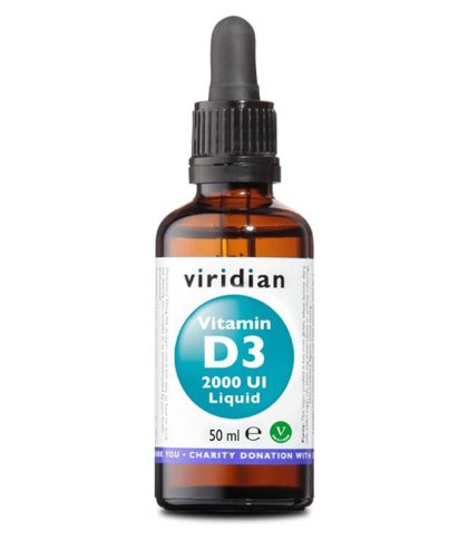 VIRIDIAN VITAMIN D3 2000UI LIQ