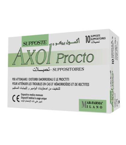 AXOL PROCTO 10SUPPOSTE 2GR