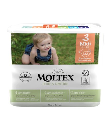 MOLTEX PURE&NATURE MD 4-9KG T3