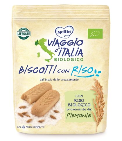 VIAGGIO ITALIA BISC RISO 150G