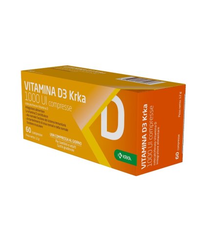 VITAMINA D3 KRKA 1000 UI 60CPR