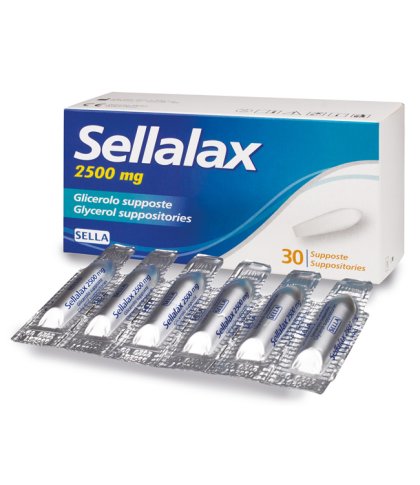 SELLALAX 2500MG SUPP GLIC 30PZ