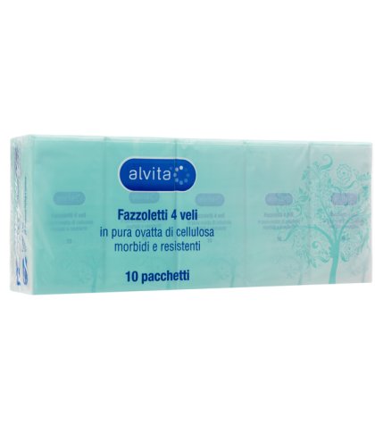ALVITA FAZZOLETTI CARTA 6X10PZ