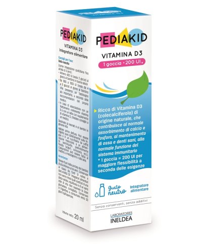 PEDIAKID VITAMINA D3 200IU