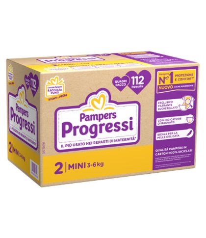 PAMPERS QU PROG MINI 112PZ