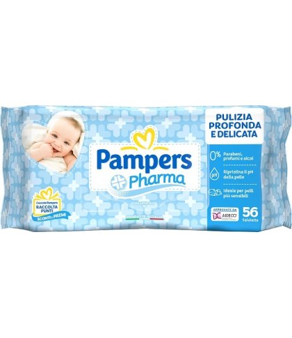 PAMPERS PHARMA SALVIETTE 56PZ