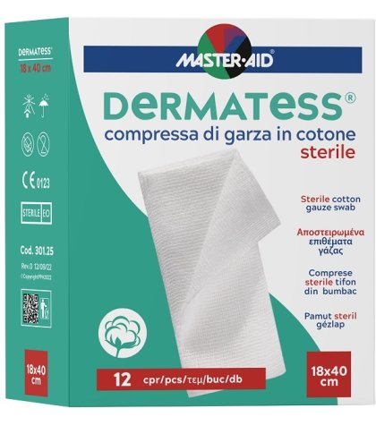 DERMATESS COT GARZA 18X40 12PZ