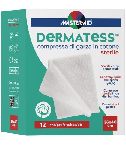 DERMATESS COT GARZA 36X40 12PZ