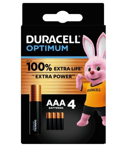 DURACELL OPTIMUM AAA B4 8PZ