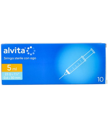 ALVITA SIRINGHE 5ML G23 10PZ
