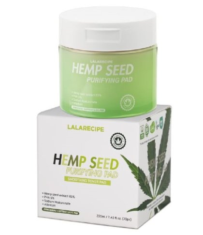 LALARECIPE HEMP SEED PURIF PAD