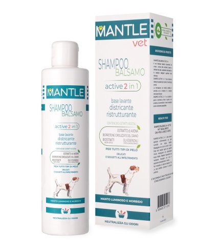 MANTLE VET SHAMPOO 2IN1 250ML