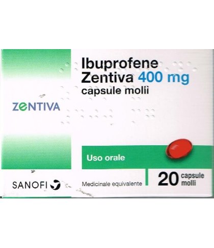 IBUPROFENE ZEN*20CPS MOL 400MG