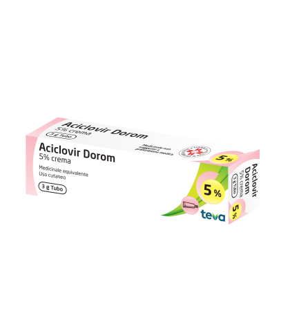 ACICLOVIR DOROM*CREMA 3G 5%