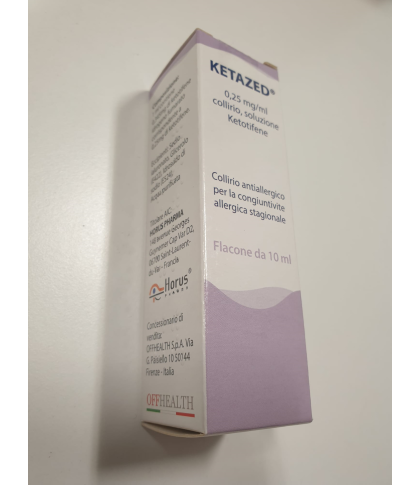 KETAZED*COLL 1FL 10ML0,25MG/ML