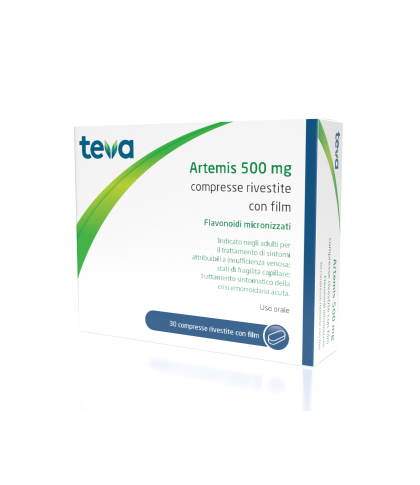 ARTEMIS*30CPR RIV 500MG
