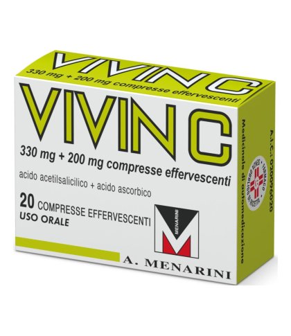 VIVIN C*20CPR EFF 330MG+200MG