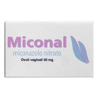 MICONAL*15 OV VAG 50MG