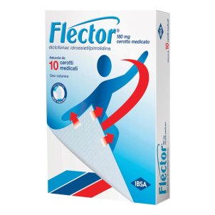 FLECTOR 10 CEROTTI MEDICATI 180MG