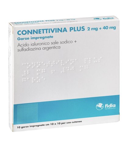 CONNETTIVINA PLUS*10GARZE10x10