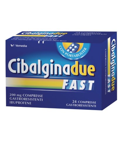 CIBALGINA DUE FAST*24CPR 200MG