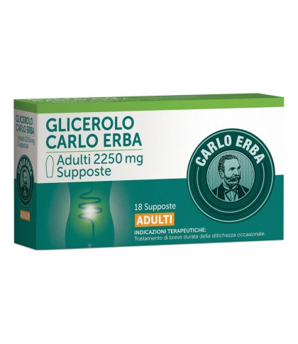 GLICEROLO*AD 18SUPP 2250MG