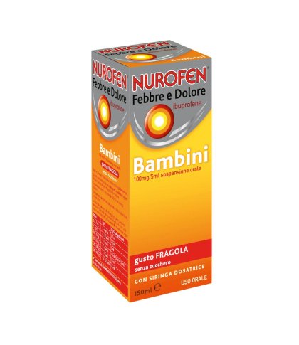 NUROFEN FEBBRE E DOLORE 100MG/5ML FRAGOLA