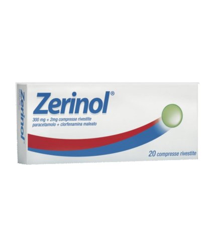 ZERINOL*20CPR RIV 300MG+2MG