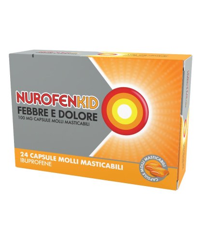 NUROFENKID FEBBRE D*24CPS100MG