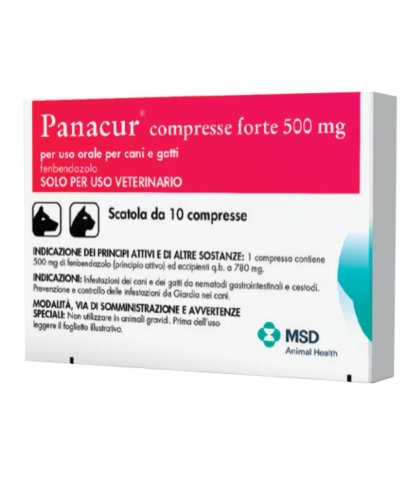 PANACUR*10 CPR 500 MG