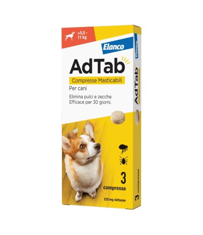 ADTAB*3CPR 225MG CANI 5,5-11KG