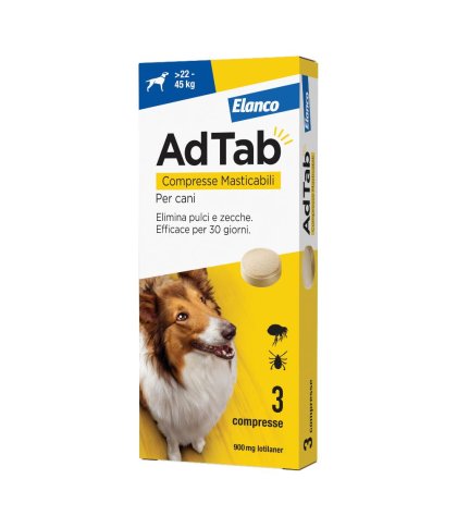 ADTAB*3CPR 900MG CANI 22-45KG