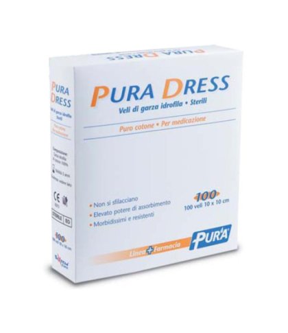 GARZA PURA DRESS 10X10CM 100PZ