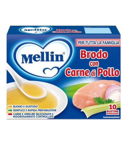 MELLIN BRODO POLLO 10X5G