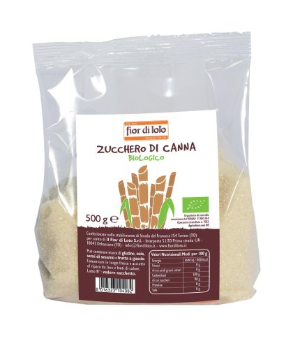 ZUCCHERO DI CANNA BIO 500GR FD