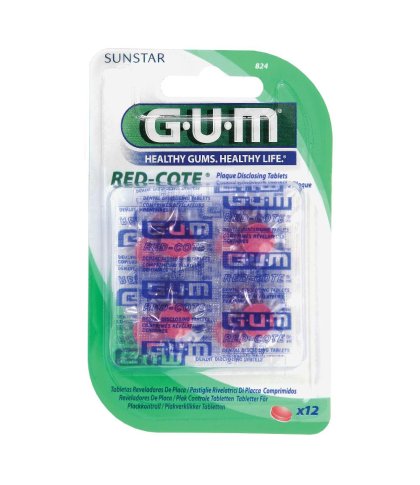 GUM RED-COTE RIV PLACCA 12PAST