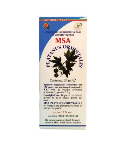 MSA PLATANUS ORIENTA 50ML