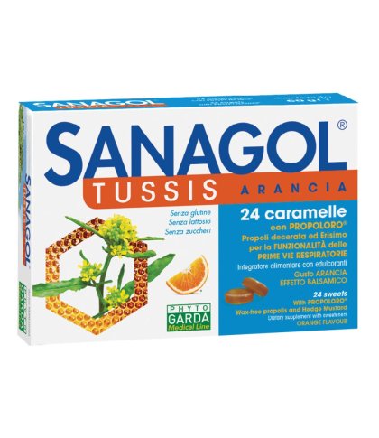 SANAGOL TUSSIS ARANCIA 24CAR