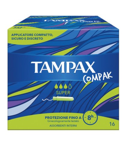 TAMPAX COMPAK*SUPER 16PZ