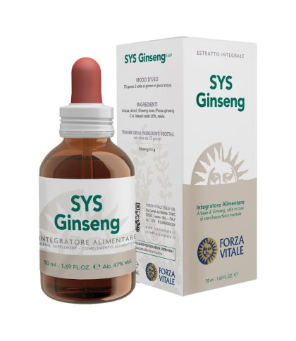 SYS GINSENG ROSSO GOCCE 50ML