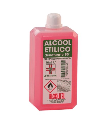 ALCOOL ETIL DENAT 90% 500ML